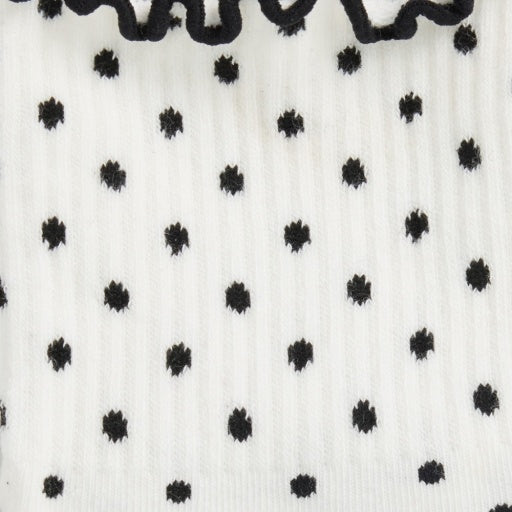 Pure Barre Aria Polka Dot Crew Sticky Socks