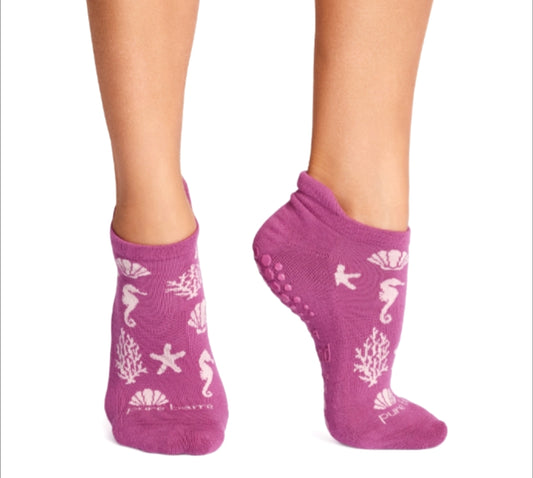 Pure Barre Under The Sea Sticky Socks