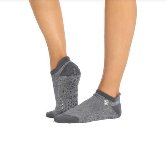 Pure Barre Silver Gleam Sticky Socks