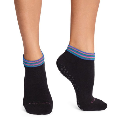 Pure Barre Cora Stripes Sticky Socks