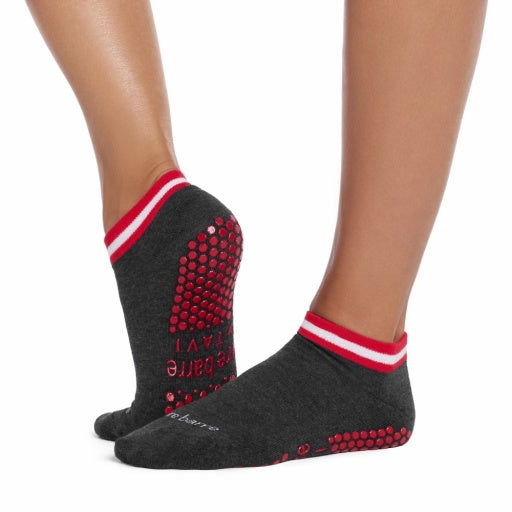 Pure Barre Cora Candy Stripes Sticky Socks