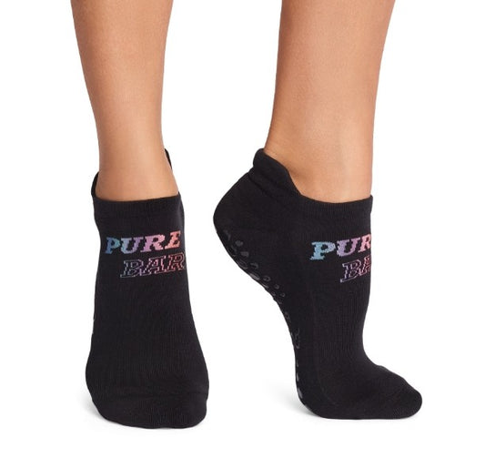 Pure Barre Neon Sticky Socks