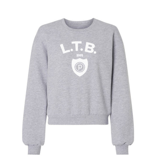 Pure Barre LTB Shield Sweatshirt- Gray