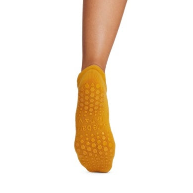 Pure Barre Honey Floral Sticky Socks