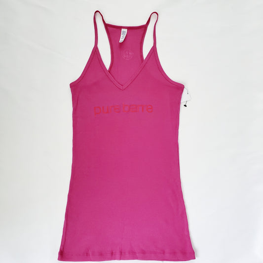 Pure Barre Summer Shakeup Ribbed Tank - Berry