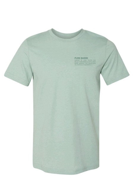 Pure Barre Inspired Tee- Green