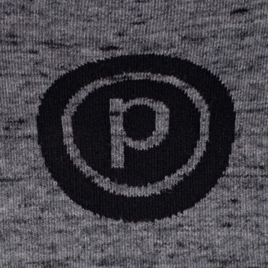 Pure Barre Circle P Sticky Socks- Gray