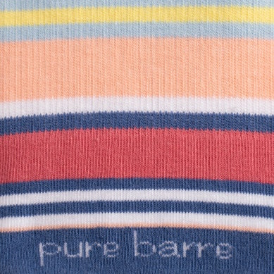 Pure Barre Spring Stripe sticky socks- Horizon stripe